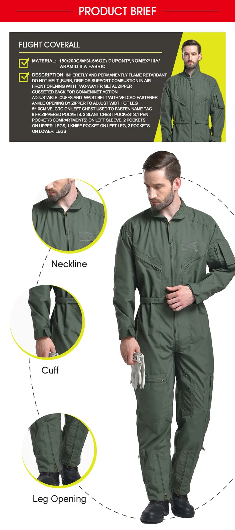 Military cheap nomex flight suit