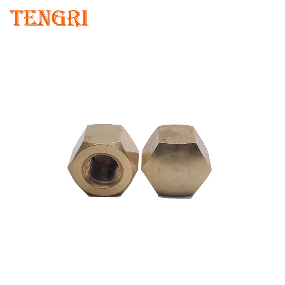 Top High Quality Hot Sale Connecting Cap Nut Din917 Brass Hex Cap