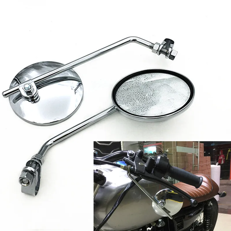 Cafe Racer Retro Cg125 150 Gn125 250 M10 22mm Motorcycle Side Mirrors ...