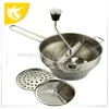 Kitchen Accessories Salad maker Vegetable Slicer Stainless Steel Food Mill with 3 Discs