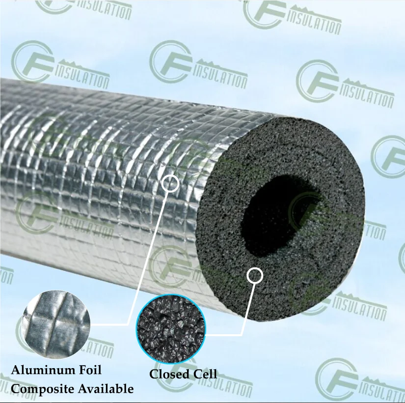 thumbnail image 2 of Foam Pipe Insulation Foam 95cm Length Slit Self-Seal Pipe 2 of 10