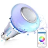 Adjustable Brightness WiFi -Type LED Lamp 8W Bluetooth Speaker Timer Control LED Smart Bulb