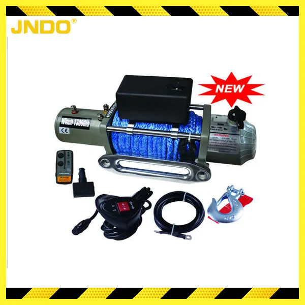 Treuil électrique 12V 6123kg (13500lbs) - Câble Synthétique 24m, Télécommande, Pour 4x4 Et Utilitaire