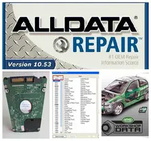 HOT!!! 2015 new arrive Auto Repair Software Alldata 10.53 + Mitchell 2014 + all data and Vivid Workshop 3 softwares in 750GB HDD