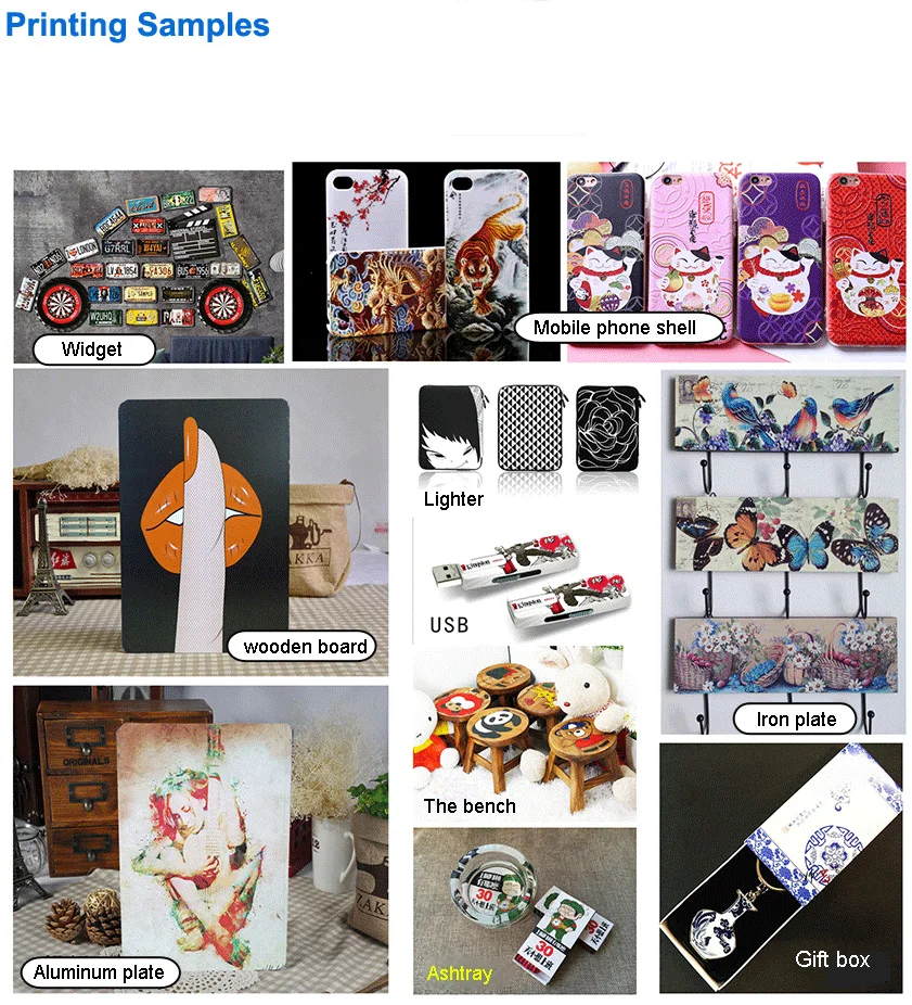 Cheap automatic acrylic phone case printing machine 60*90 uv flatbed printer