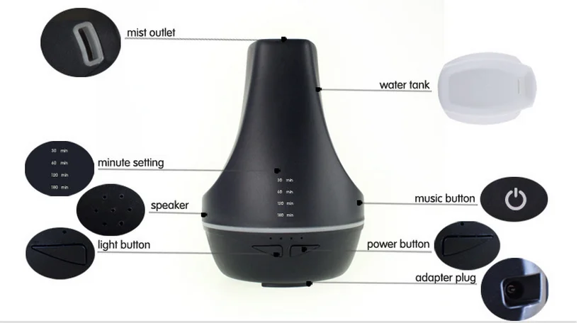China Supplier Aroma Diffuser With Clock Buy Ultrasonic Aroma