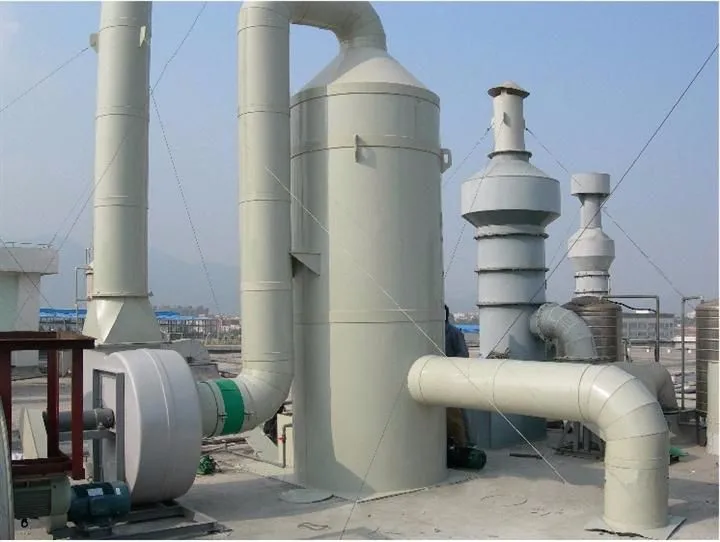 Frp Waste Gas Purification Tower Scrubbers Gas Absorption Column For ...