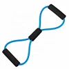 2019 NEW TREND figure 8 elastic resistance band for yoga,body building fitness ,arm pull up strength training