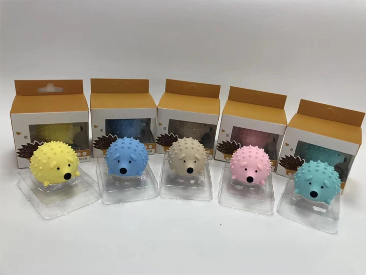 Cute portable mini wireless handsfree cartoon animal hedgehog speaker with keychain - ANKUX.COM
