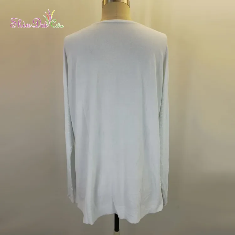 China wholesale custom women plain pullover knitting sweater