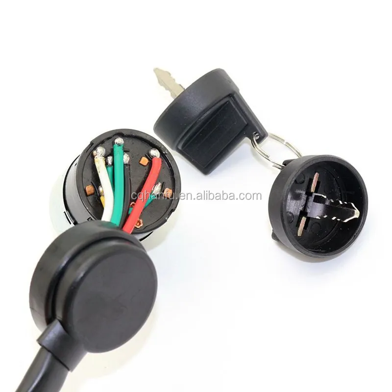 5 Pin Wire Motorcycle Ignition Key Switch For Atv Utv Go Kart 50cc 70cc