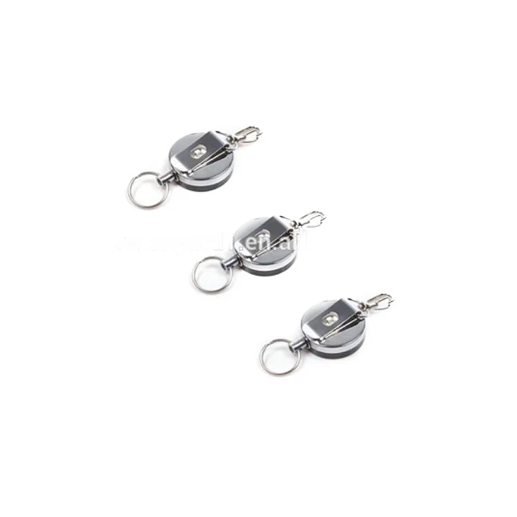 Extra Heavy Duty Steel Wire Badge Reel Id Card Pass Key Holder And Belt