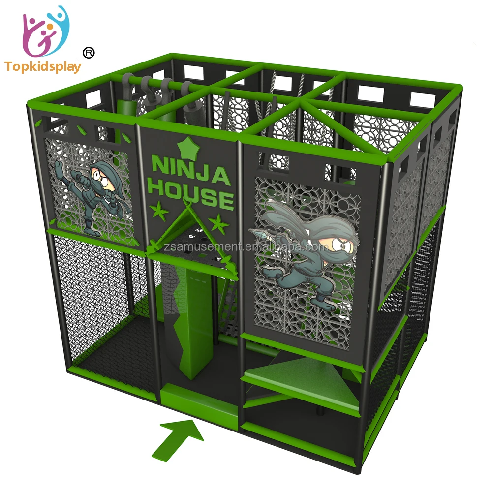 Hot Sale Indoor Playground Equipment Kids Ninja Warior Playground