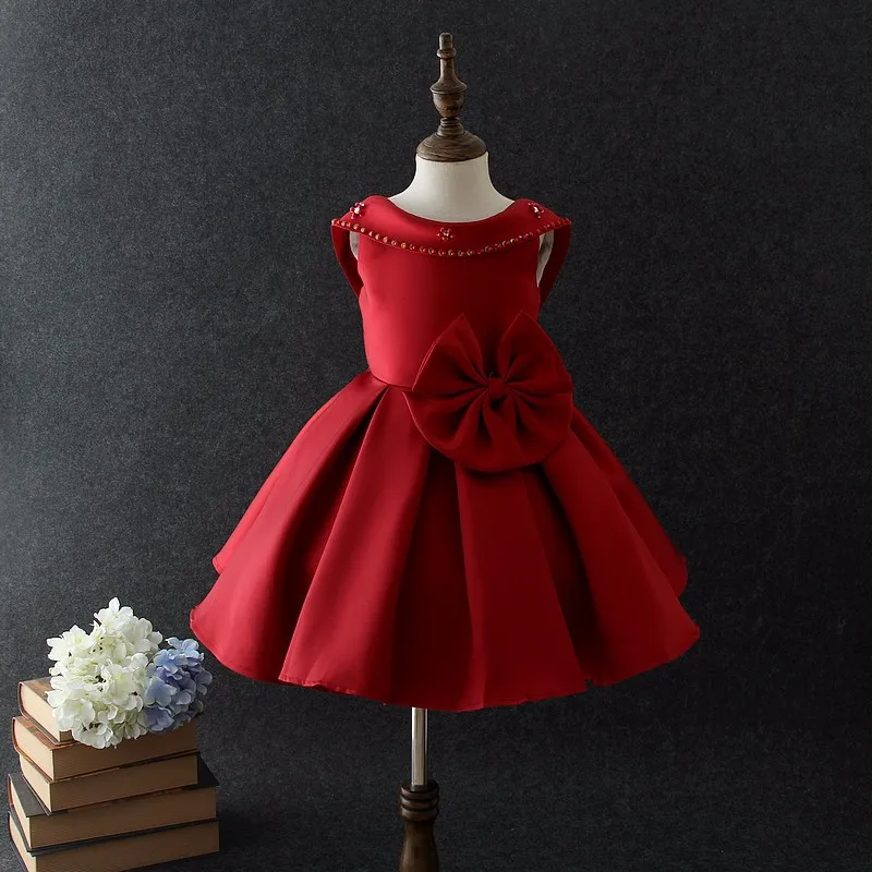 baby girl red dress