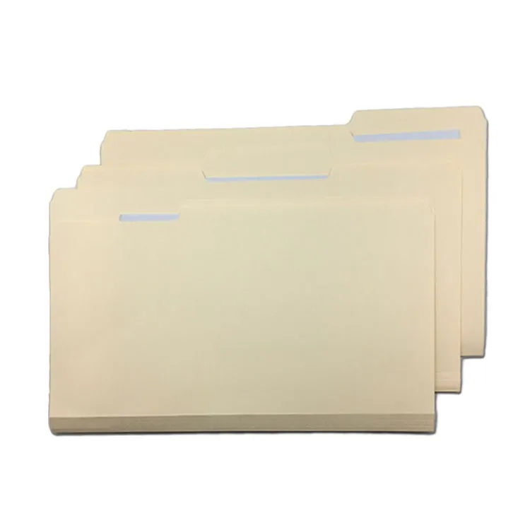 Popular 3-tab Color Manila Paper File Folders,Legal Size - Buy Mnila ...