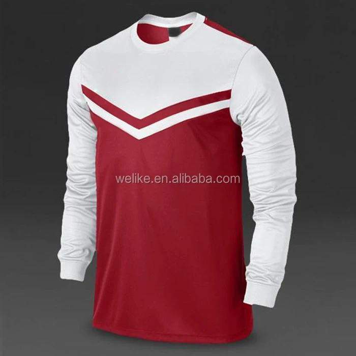 red and white soccer jersey