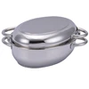 Stainless Steel Oval Roaster High Quality Cookware