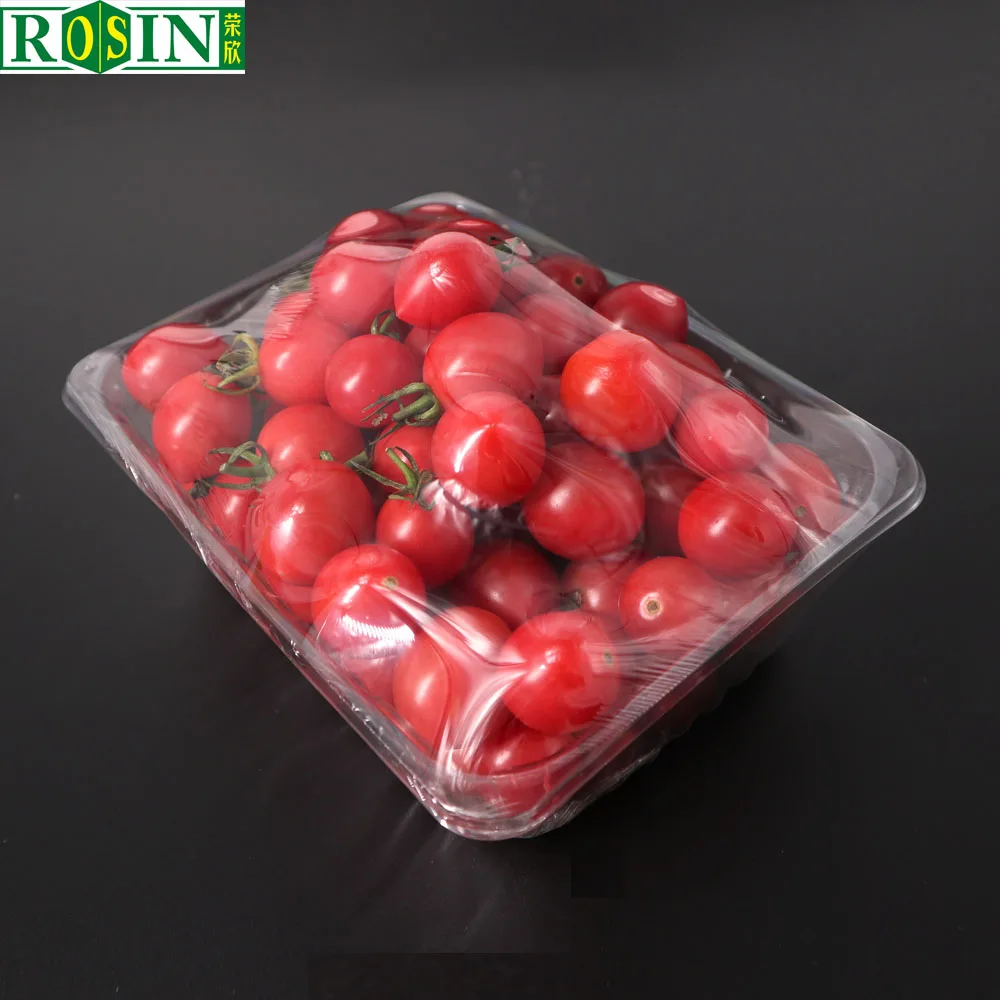 Customized Wholesale Price Clear Fruit Tray Plastic Clamshell Container
