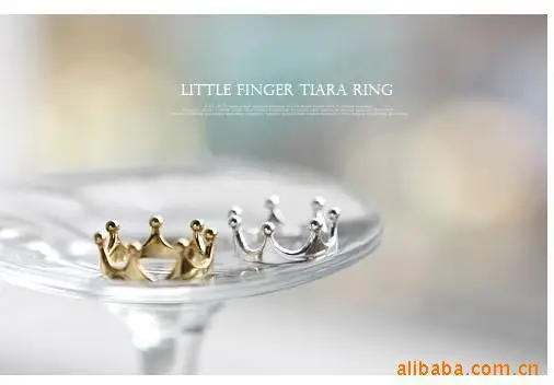 R025 New Pattern Fashion Lovely Crown Rings Jewelry wholesales Factory Direct Sales 99