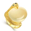 Well Designed turkish opal rings low price ring latest design snake shaped ring