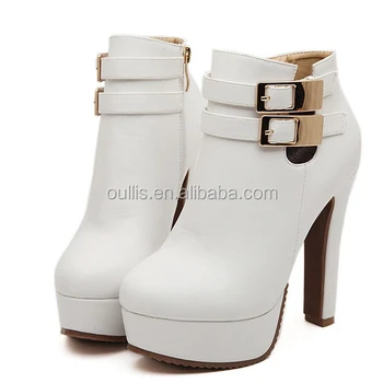 women's high heel ankle boots