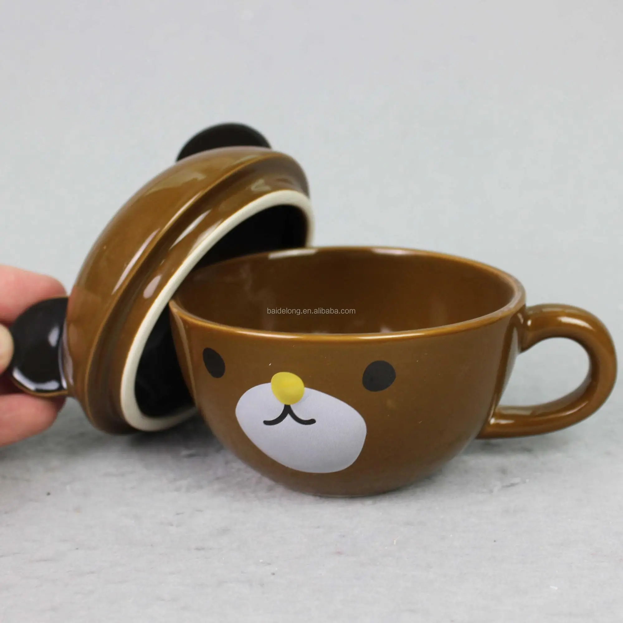 3d Kopi Mug Lucu Keramik Kreatif Beruang Mug Kartun Lucu Cangkir