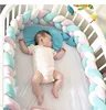 Soft Snake Pillow Long Protector Baby Bed Sleep Braided Bumper