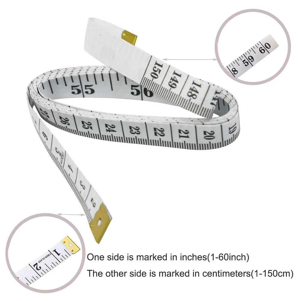 4 pcs Soft Measure Tape Double Scale, Multicolor Soft Sewing Measuring Tape  for Weight Loss Body Measurements Tailor Craft at Best Price