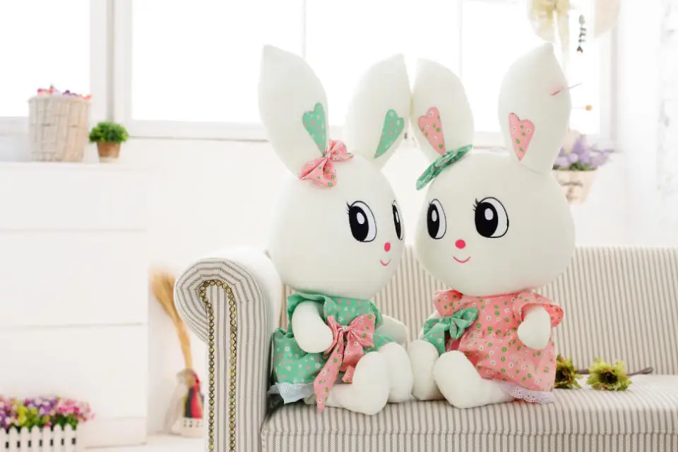 Produk Baru Kentang Kelinci Mewah Mainan Boneka Hewan Warna Warni