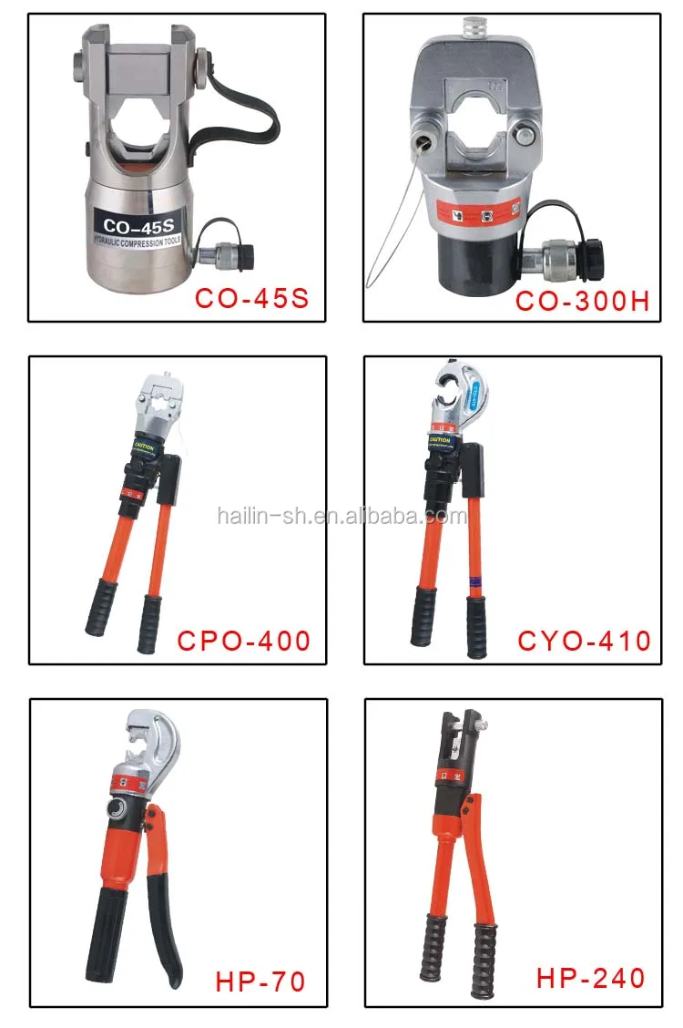 Wire Rope Swaging Steel Swage Dies Hp120cw Pro Press Crimping Tool