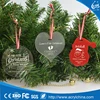Custom hot sale high quality acrylic christmas tree ornaments