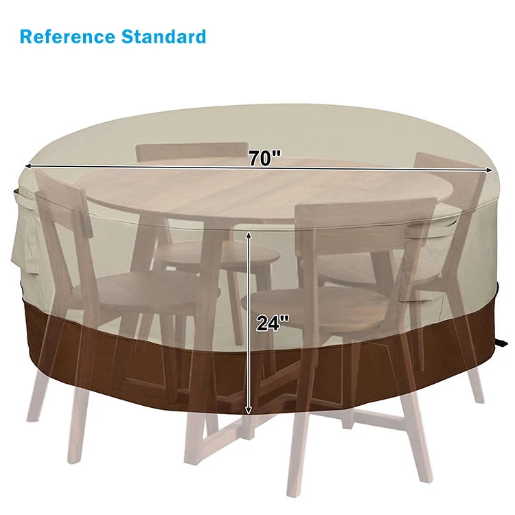 Waterproof Outdoor Round Garden Patio Table Cover - Buy Garden Patio