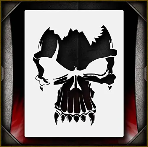 Mini Flames 2 Set AirSick Airbrush Stencil Template