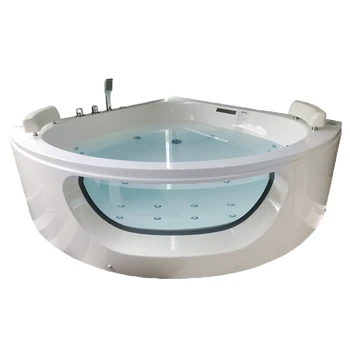 2 Person Acrylic Corner Spa Massage Whirlpool Hot Bath Tub ...