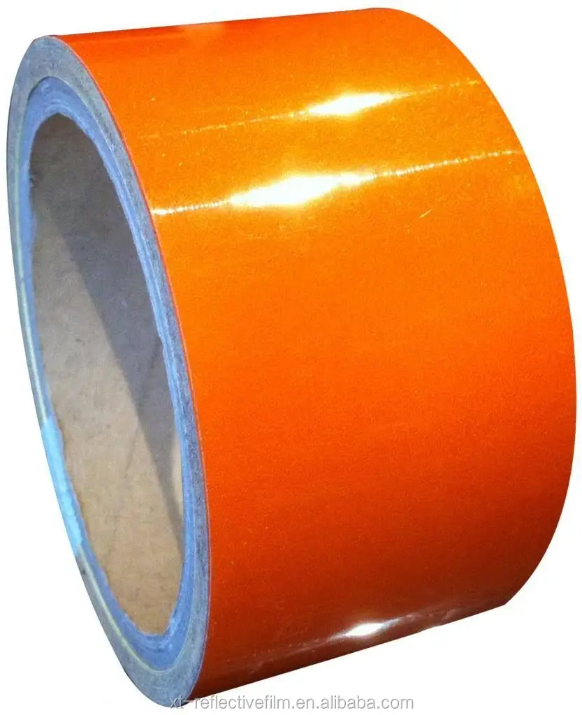 Orange Reflective Tape With High Bonding Quality,Engineer Grade,Acrylic
