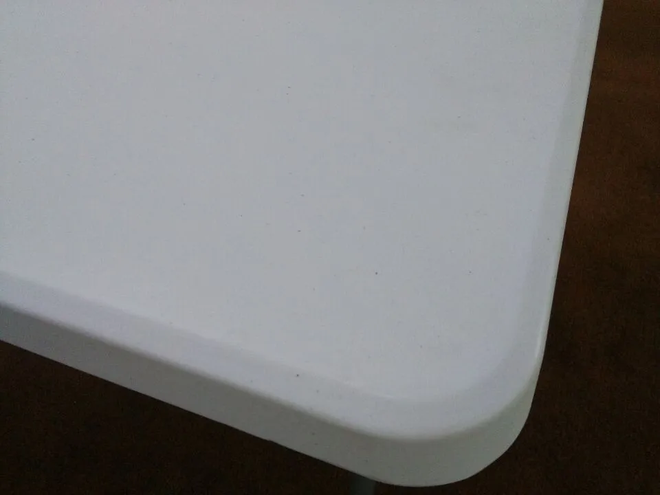 hotsale portable 6ft 72inch rectangle plastic outdoor camping picnic folding tables with locking