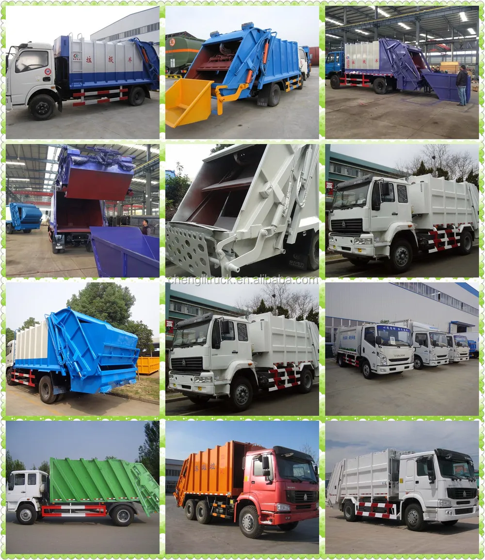 Foton Refuse Compactor Truck 8 Tons Capacity Garbage Trucks Used