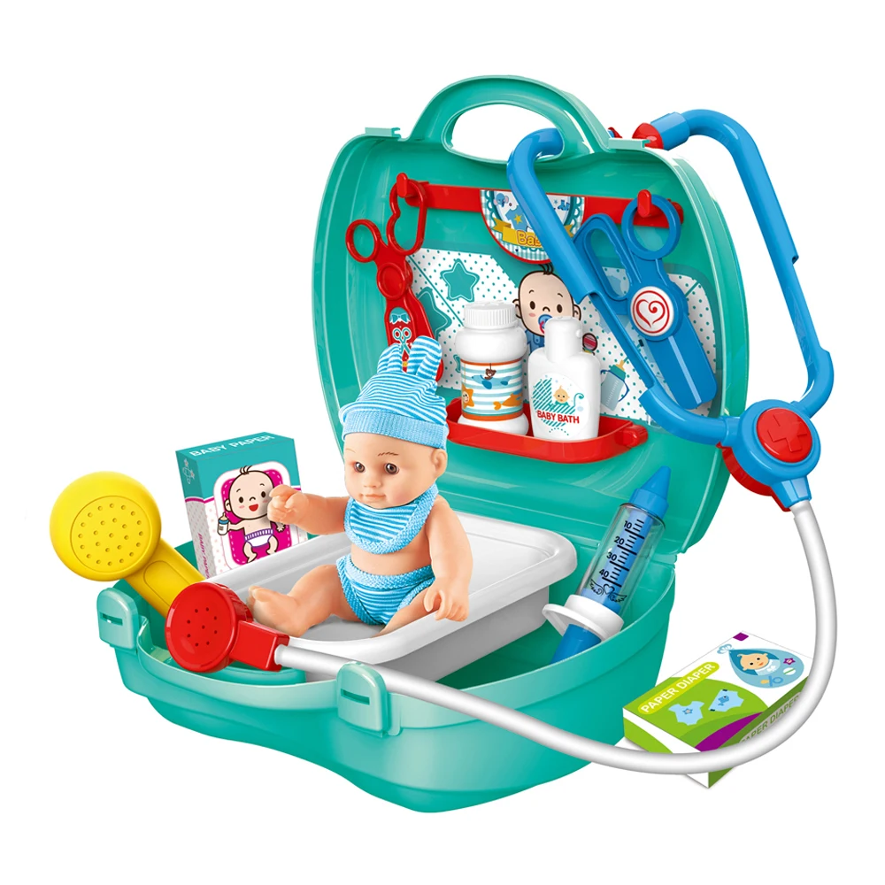 
17 pcs advanced baby nursing kids pretend doctor toy set 