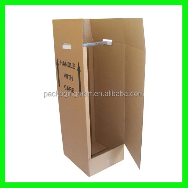 N973 Large Wardrobe Boxesbedroom Corrugated Cardboard Clothes Closethanging Garment Shipping 8346