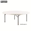 Y152picnic party round table/5ft HDPE blow mold table in 152*74cm 19kg/strong plastic general size round table/collapsible round