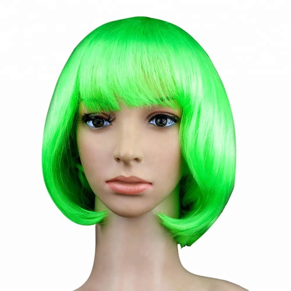 womens green wig