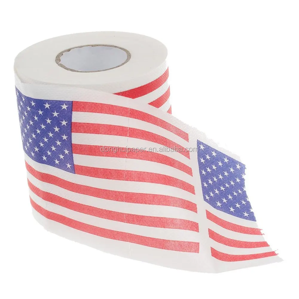 Bandera De Estados Unidos Printedtoilet/papel De Ee. Uu. Patrón De