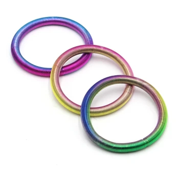 New Design Fashion Metal Coil Spring Bracelets New Design Fashion Metal Coil Spring Bracelets