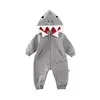 Cartoon Shark Baby Clothes Romper Spring 2019 Babies Warm Clothes Wholesale
