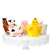 25 Pcs Farm Animal Cupcake Wrappers Toppers Farmhouse Birthday Party Supplies Birthday Cake Decorations