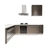 Custom modern high gloss solid wood american kitchen cabinet furniture designs