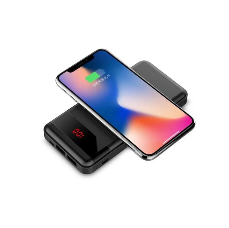 2020 new arrivals powerbank 10000mah mobile battery fast charger 5V 2A li-polymer ultra slim 10000 mAh power banks custom LOGO - ANKUX.COM