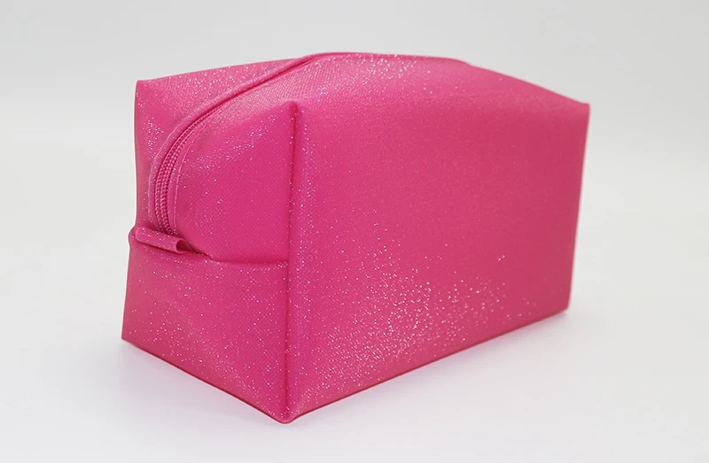 pink shiny cosmetic bag5.JPG