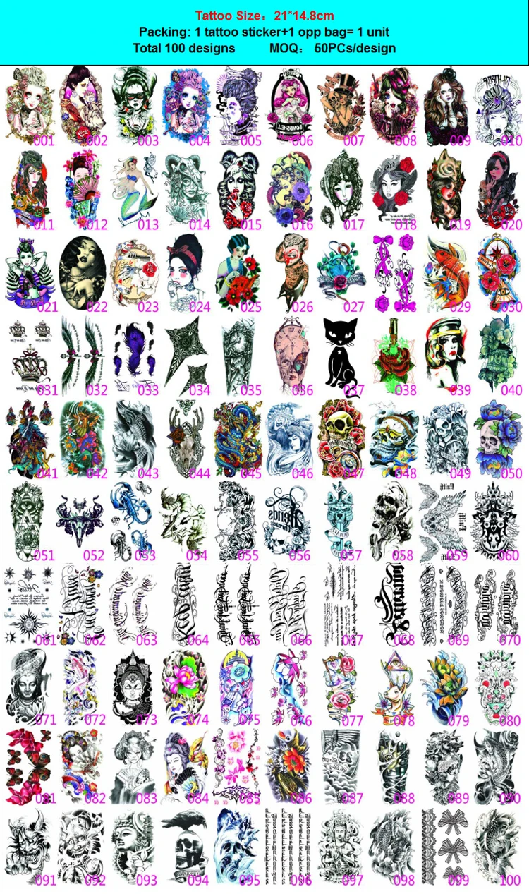 new product body art arm tattoo sticker temporary for men or new product body art arm tattoo sticker temporary for men or