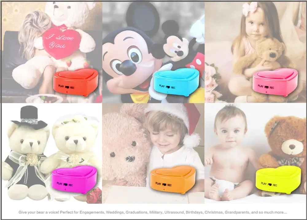 recordable sound box for teddy bears